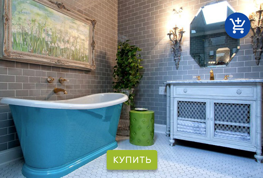 дизайн ванной комнаты от H&M Home